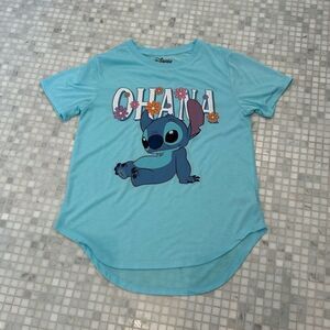 Disney Ohana Blue Girls Tshirt